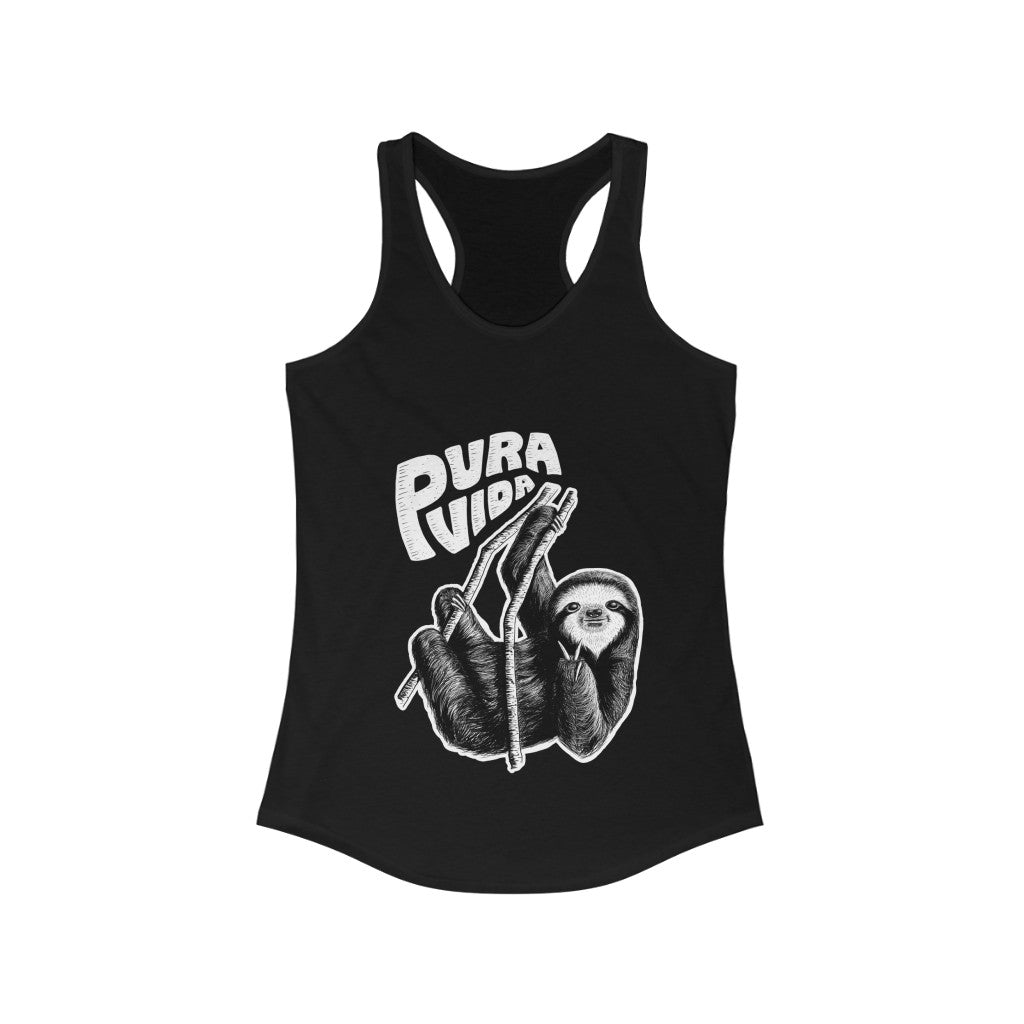 Peace Sloth Women's Racerback Tank