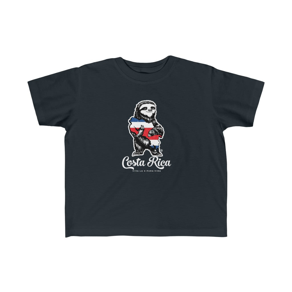 Costa Rica Sloth Kid's Jersey Tee