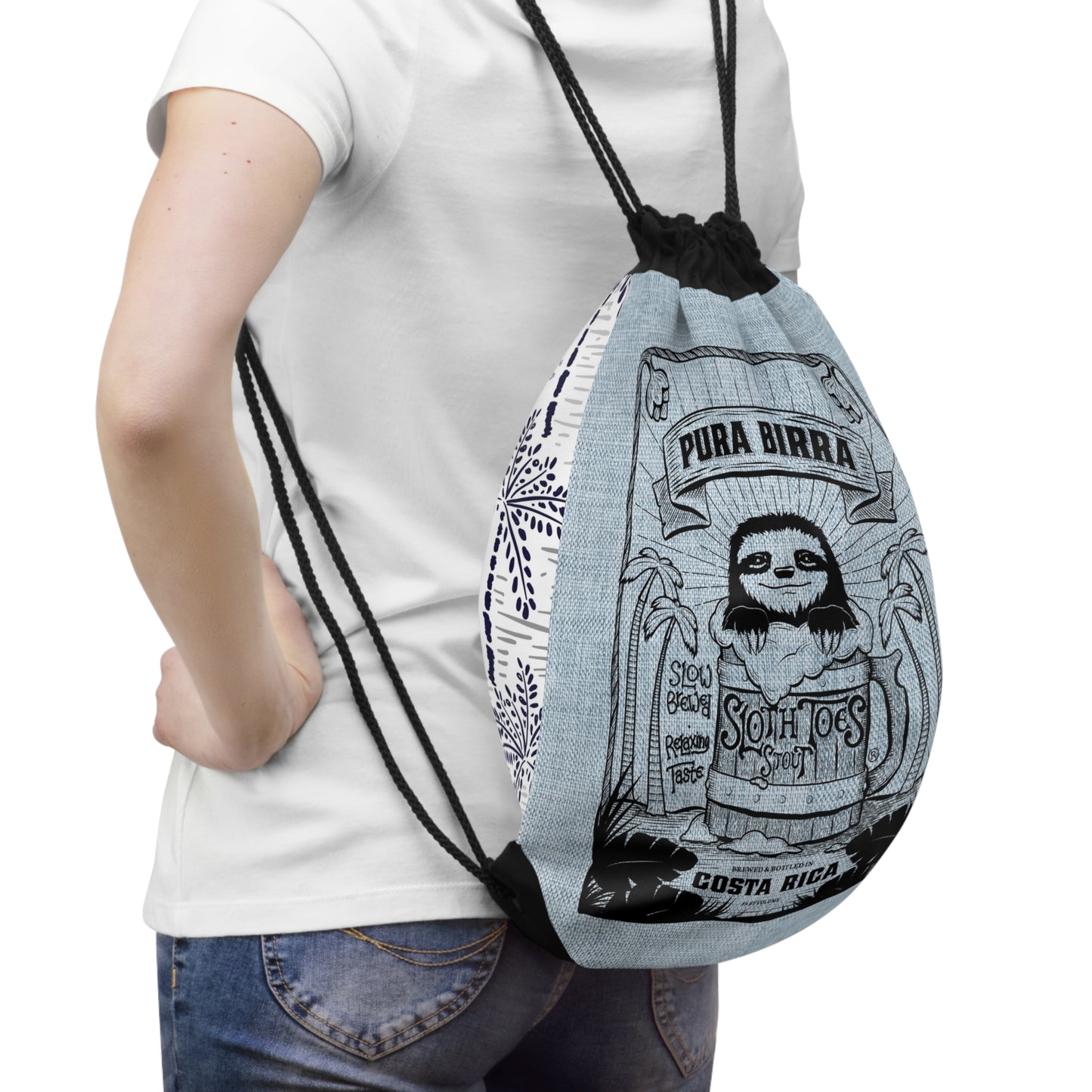 Purra Birra Drawstring Bag