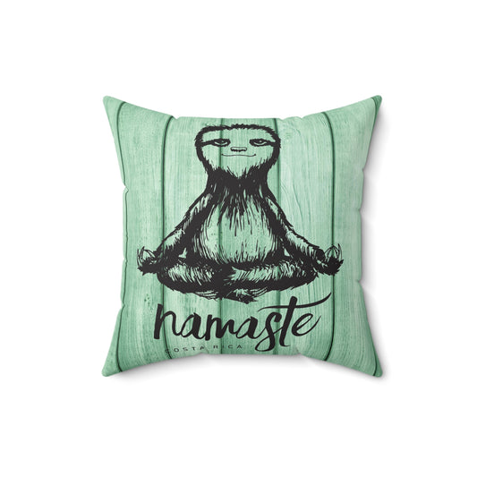 Namaste Sloth Pillow with Insert