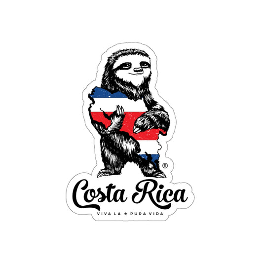 Costa Rica Sloth Die-Cut Sticker